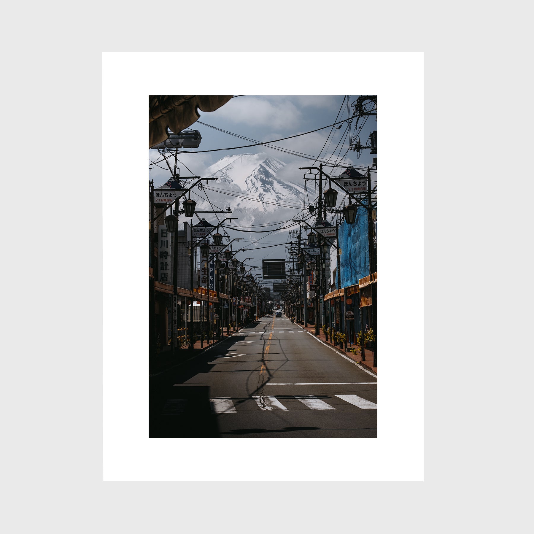 Mount Fuji from the Street