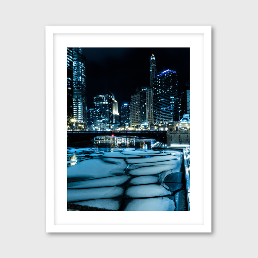 Ice on the Chicago River