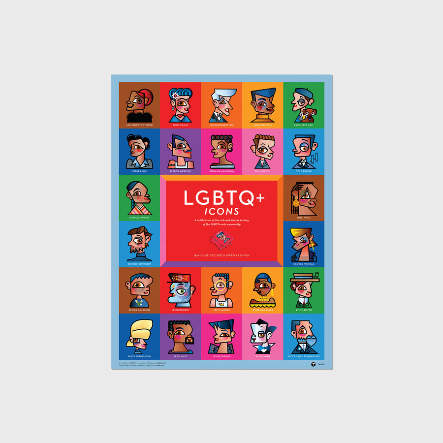 LGBTQ+ Icons Poster