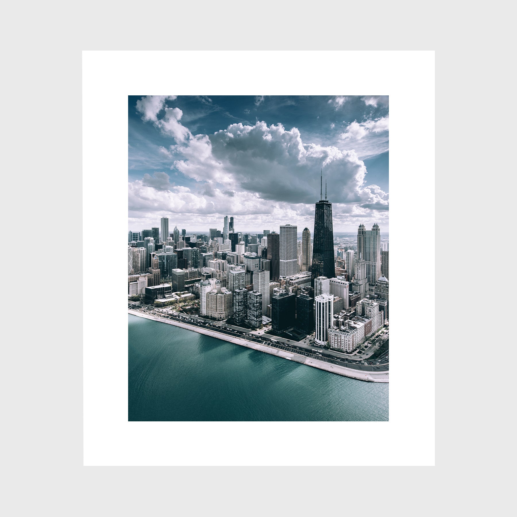 Over Lake Michigan, Looking Southwest