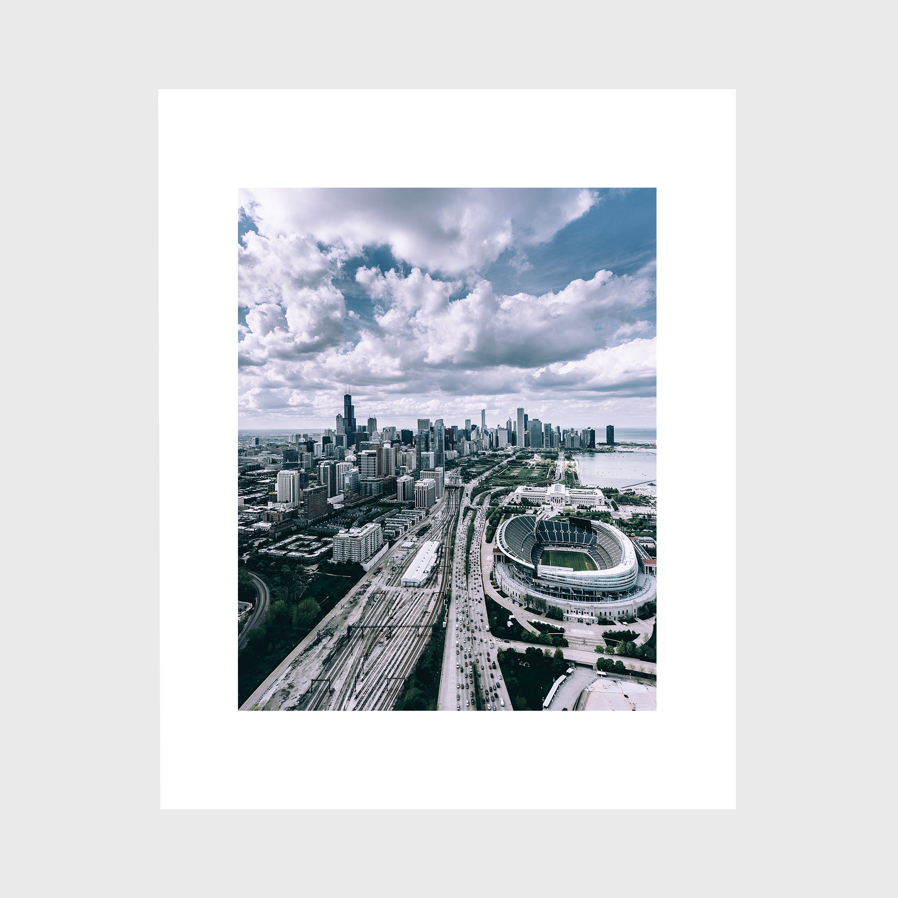 Overlooking Soldier Field and Museum Campus