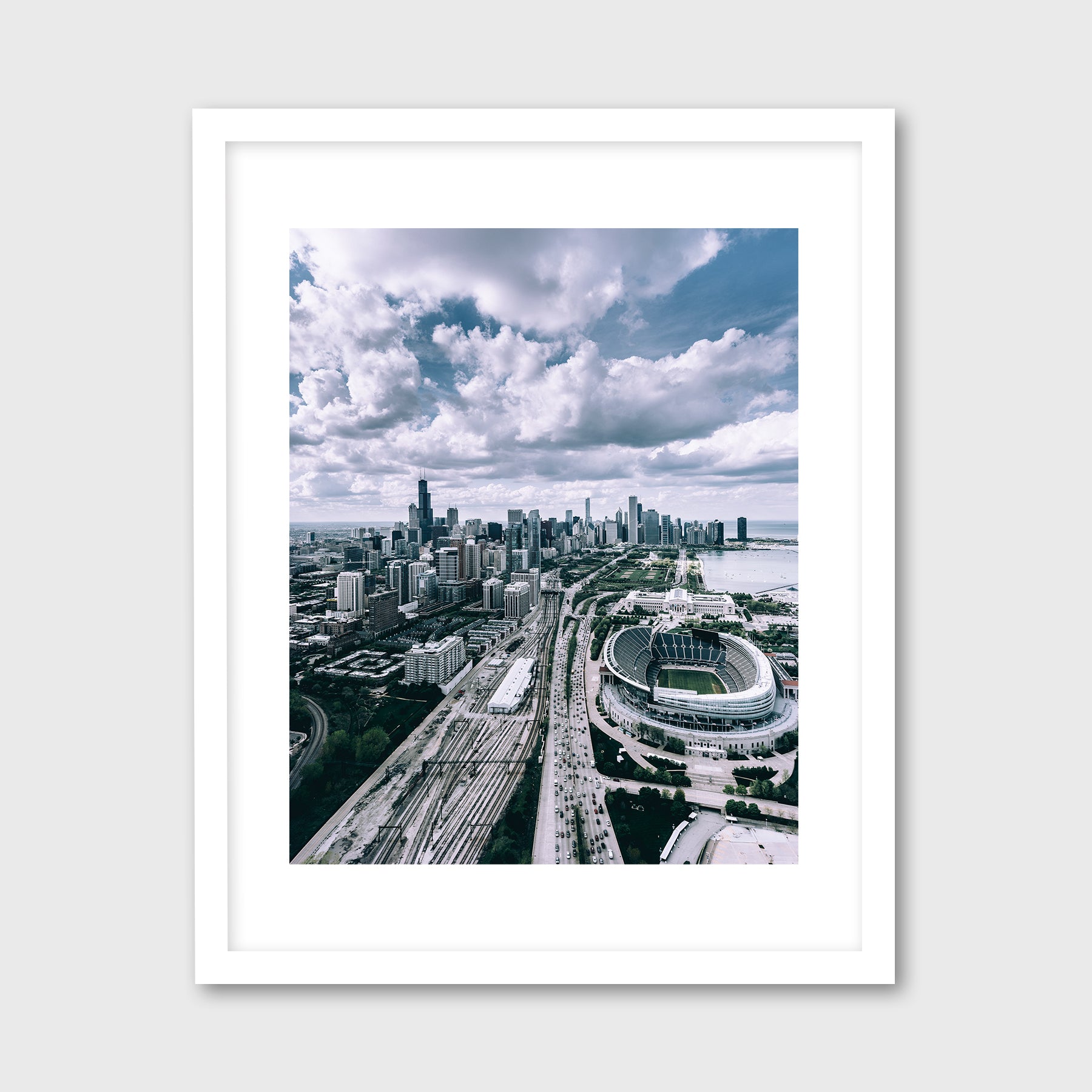 Overlooking Soldier Field and Museum Campus