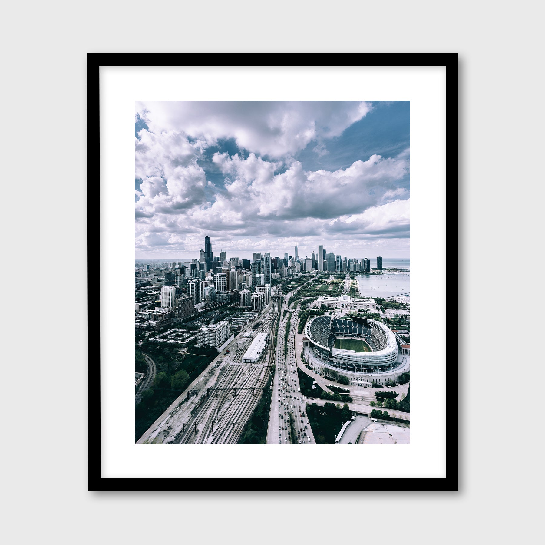 Overlooking Soldier Field and Museum Campus