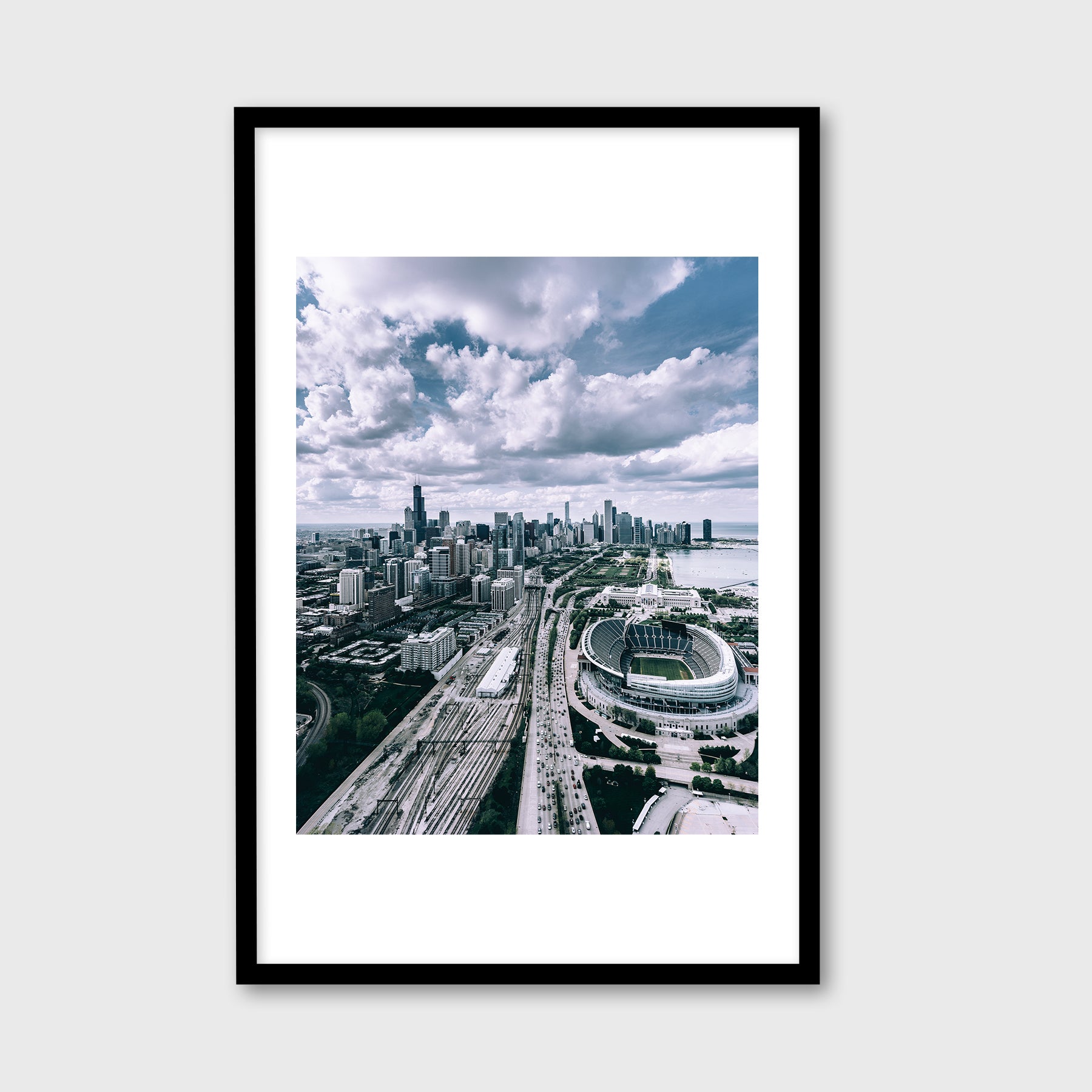 Overlooking Soldier Field and Museum Campus