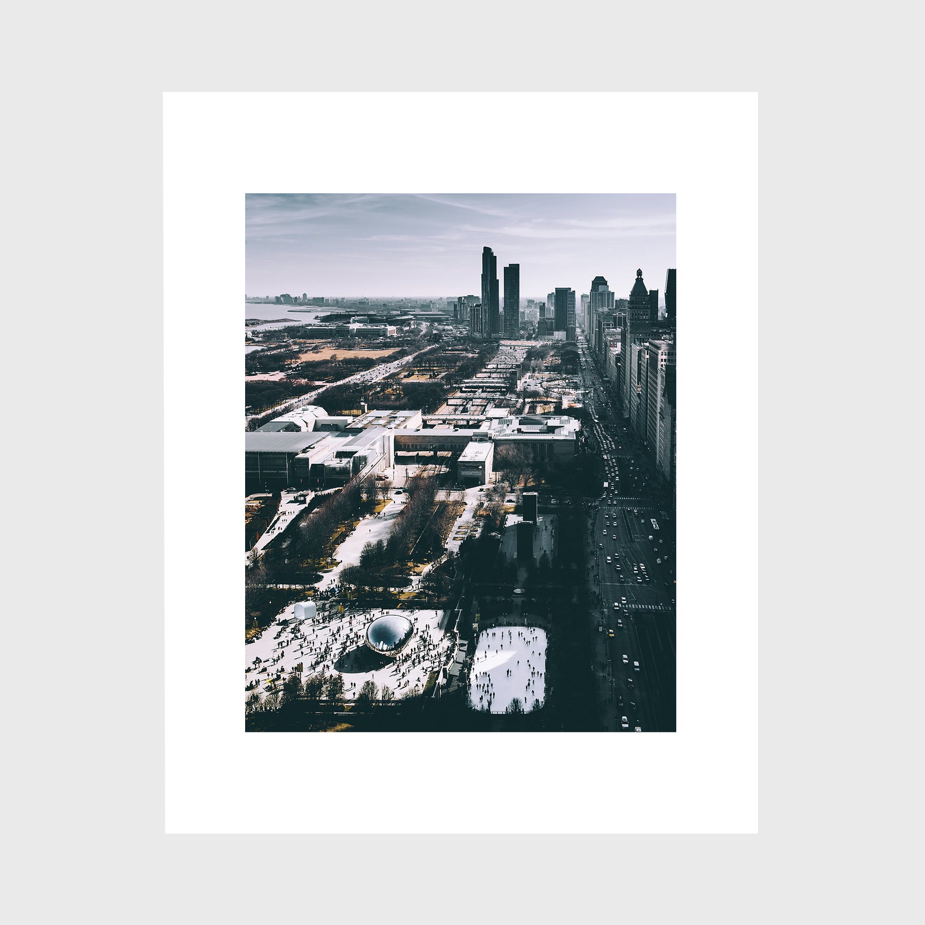 Overview of Millennium Park from Randolph Street