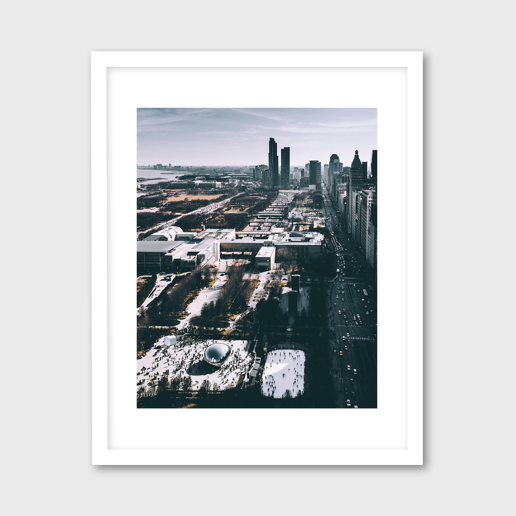 Overview of Millennium Park from Randolph Street