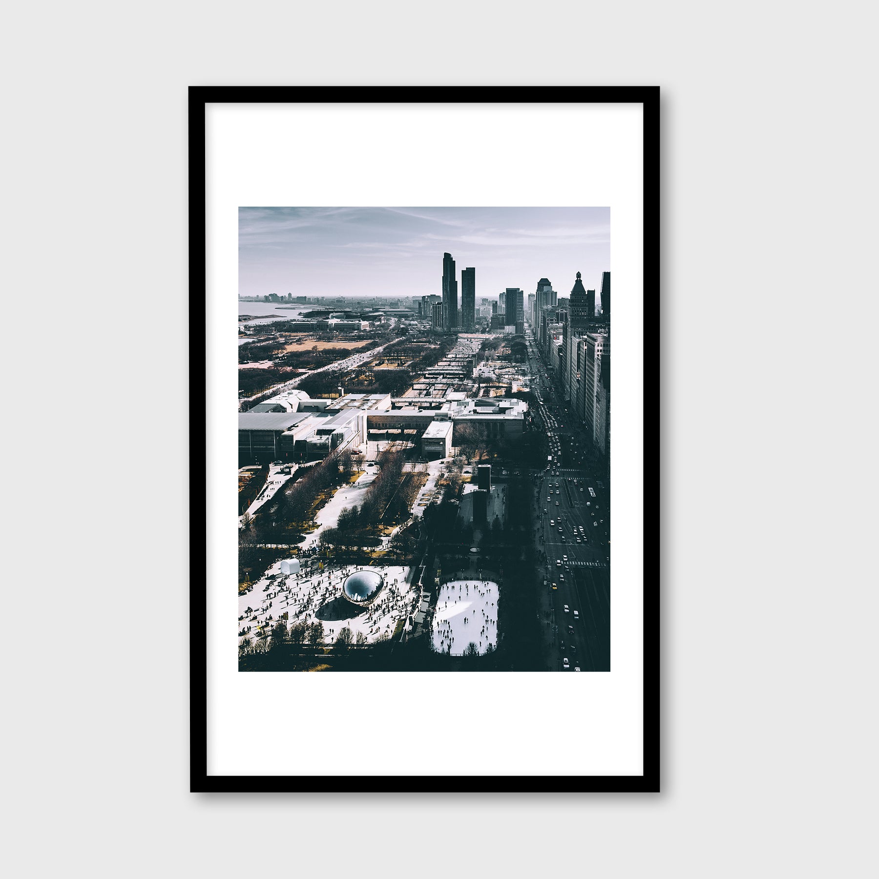 Overview of Millennium Park from Randolph Street