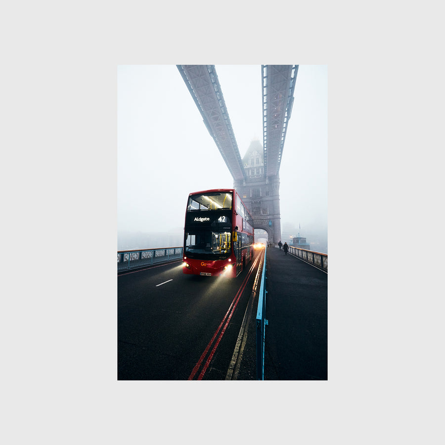 Bus on the Tower Bridge