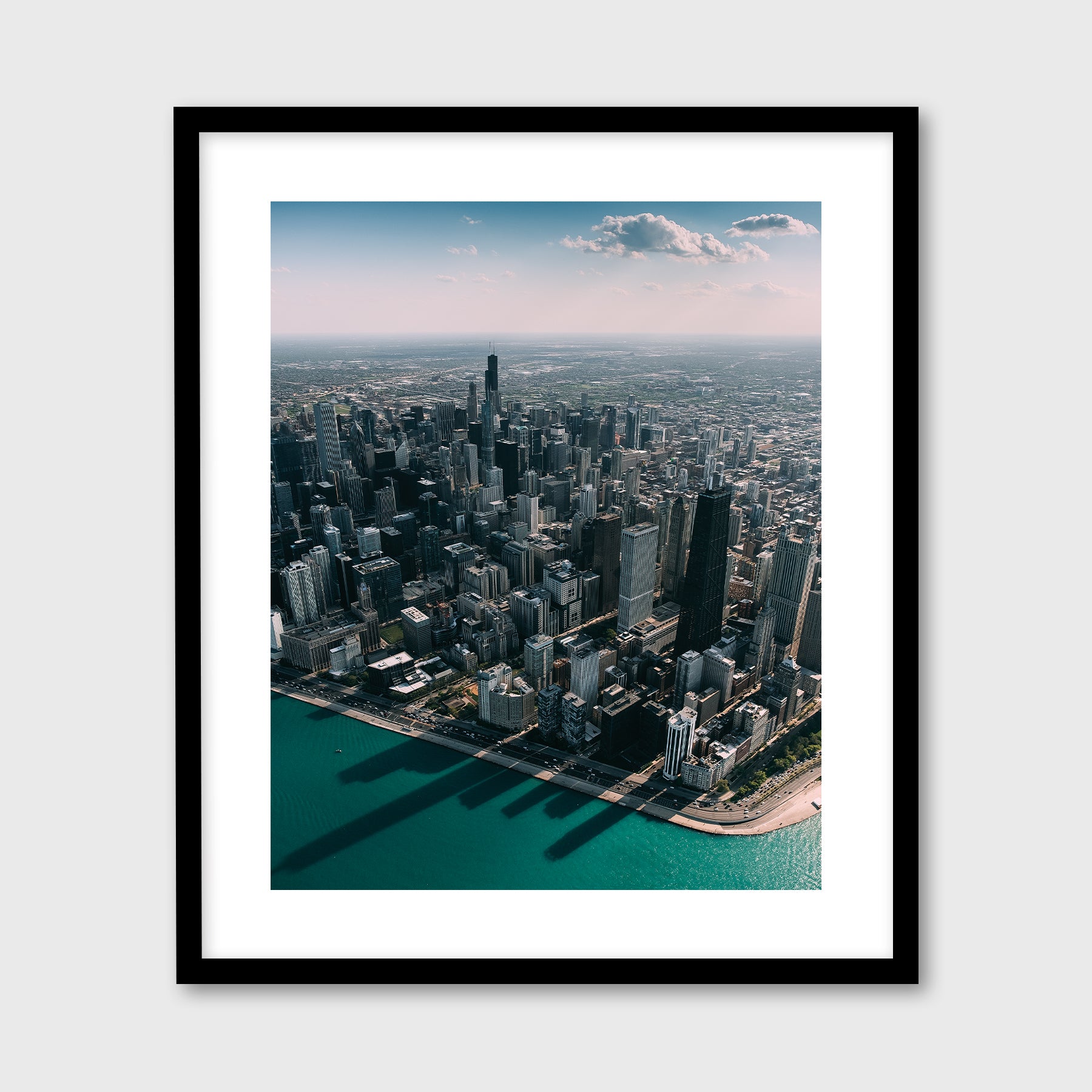 Aerial View From Lake Michigan