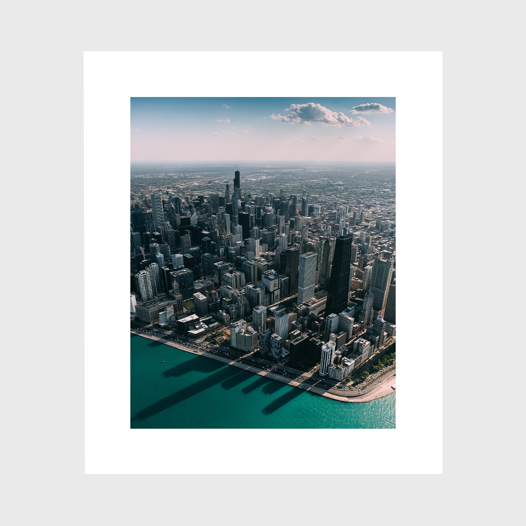 Aerial View From Lake Michigan